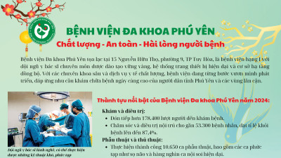 Bệnh viện Đa khoa Phú Yên: Chất lượng - An toàn - Hài lòng người bệnh