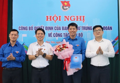 Anh Nguyễn Thao Giang giữ chức Phó Bí thư Tỉnh đoàn