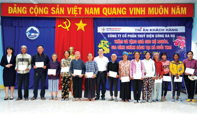 Công ty CP Thủy điện Sông Ba Hạ: Tích cực hoạt động an sinh, thể hiện vai trò với xã hội
